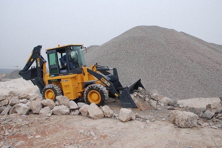 XCMG Official 2 ton mini payloader with backhoe loader XC870K